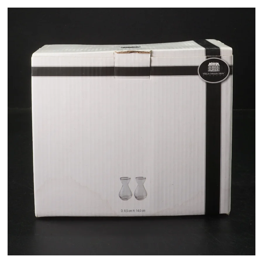 Villa Collection glasvase sæt fra Villa Collection (str. H 14 cm, ø 8,5 cm)