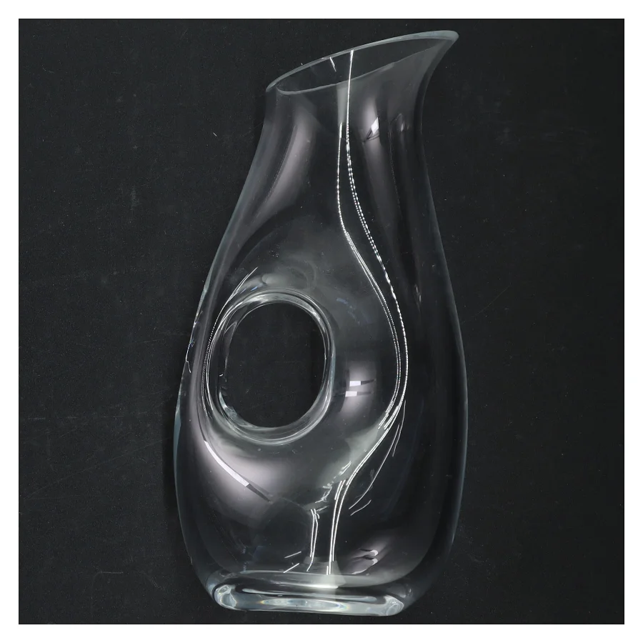 Moderne klar glasvase (str. 20 cm)