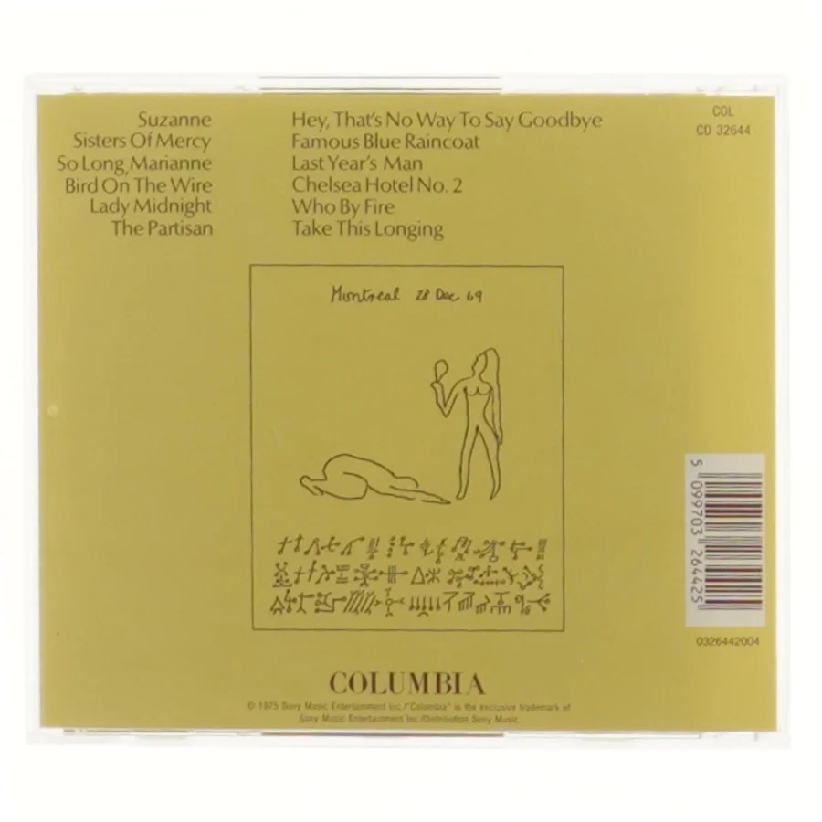 Greatest Hits CD af Leonard Cohen