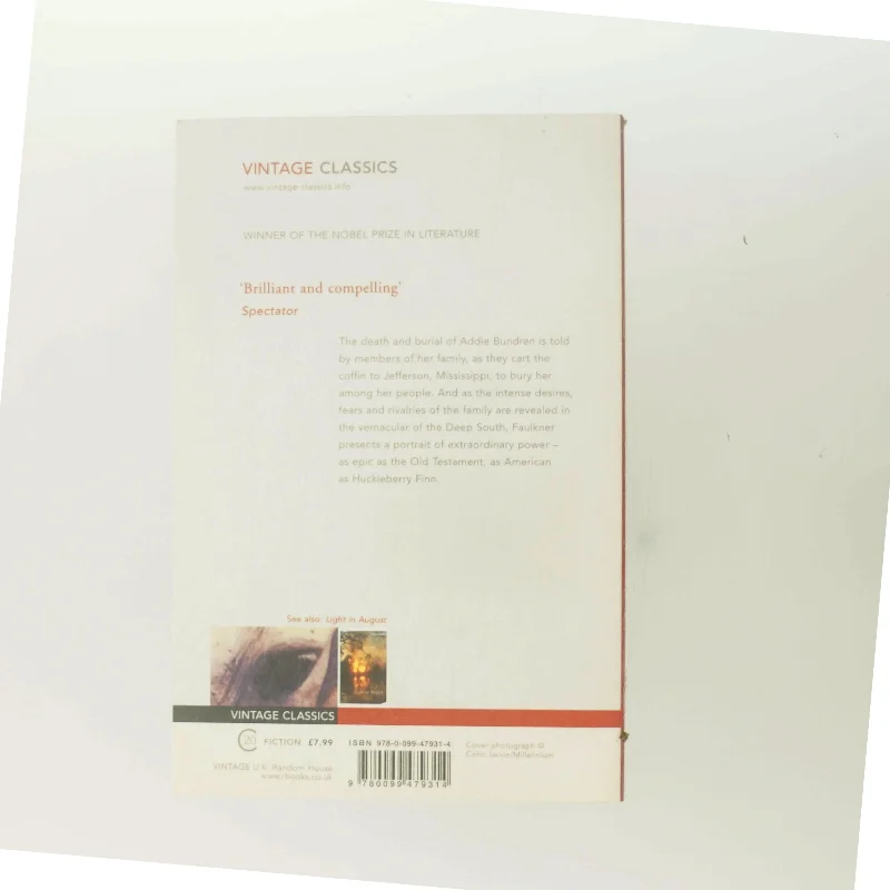 As I lay dying af William Faulkner (Bog)