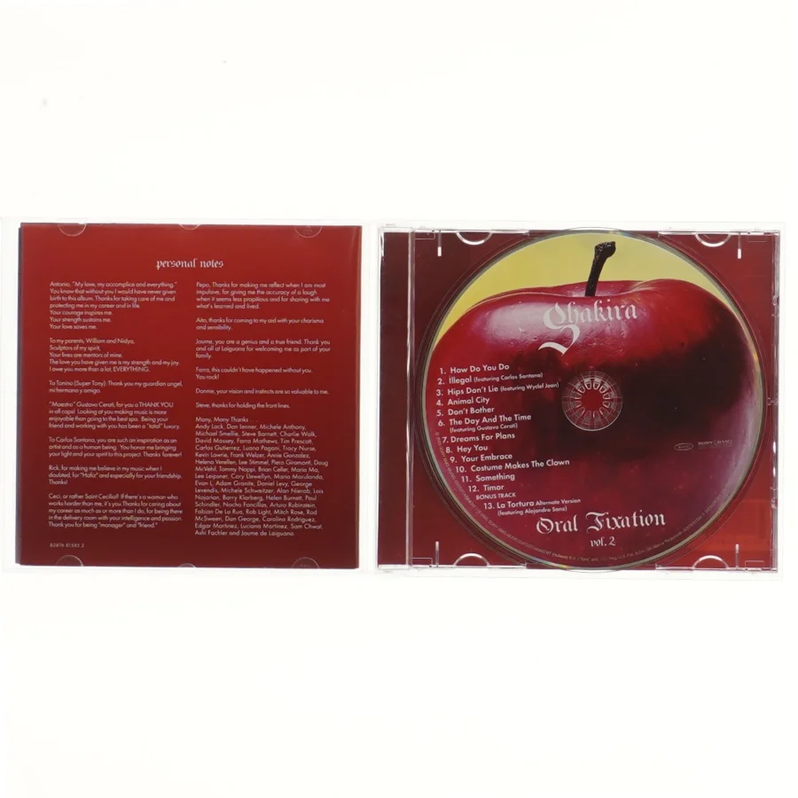Shakira - Oral Fixation Vol. 2 CD