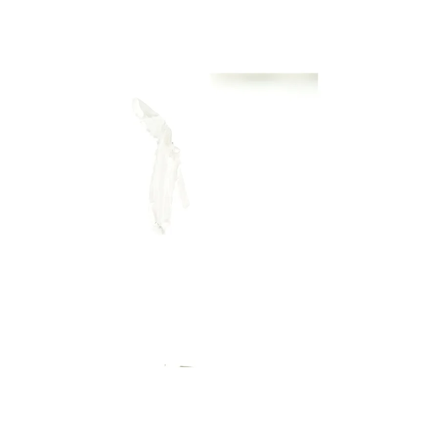 Langærmet bodystocking med krave (Str. 62)