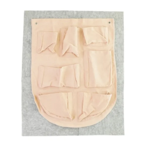 Stofplade med lommer 