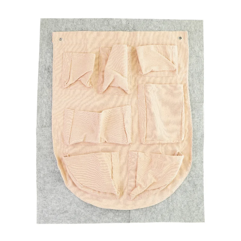 Stofplade med lommer 