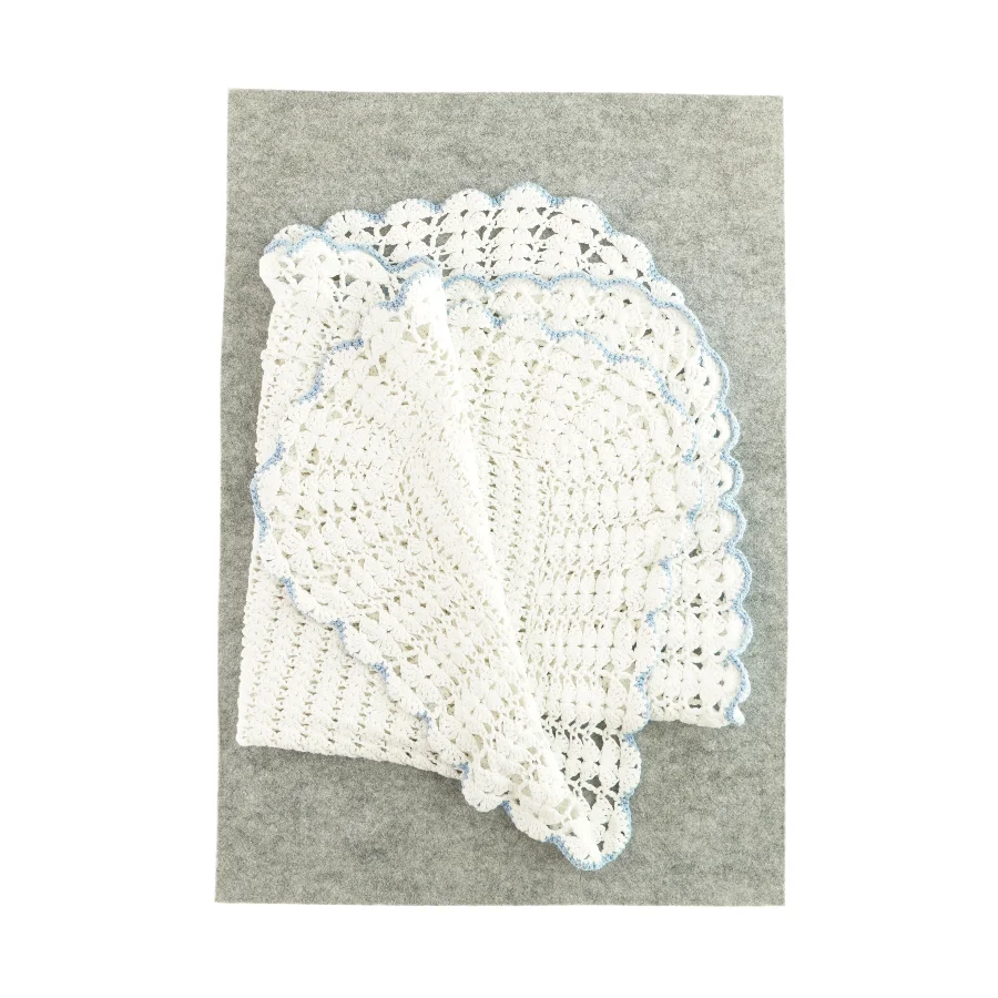 Hæklet lille tæppe 