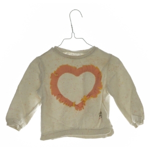 Trøje med hjerte (Str. 80 cm)