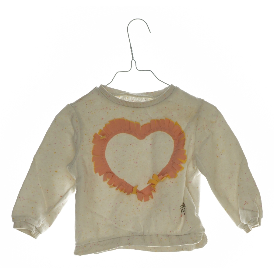 Trøje med hjerte (Str. 80 cm)