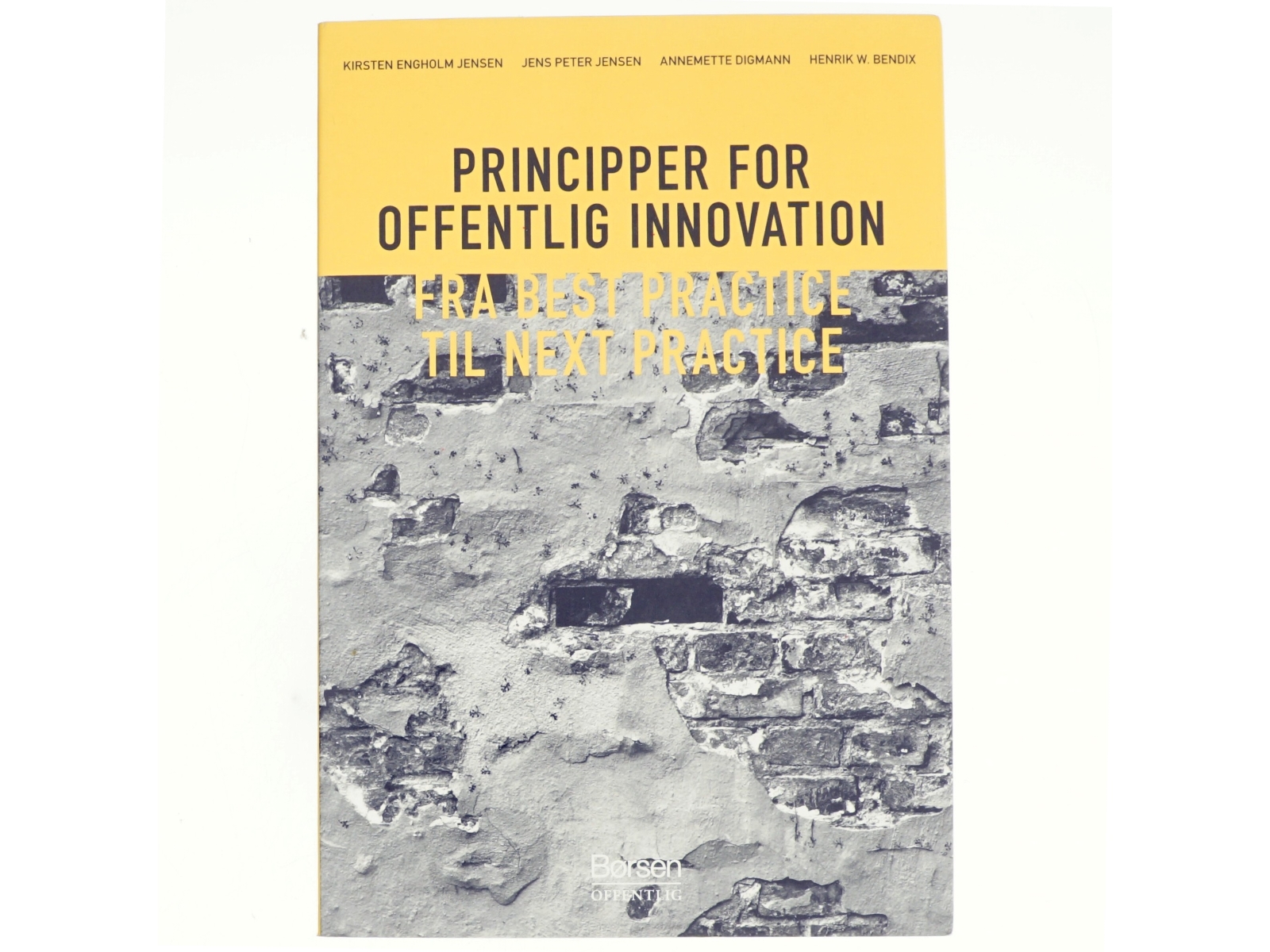 Principper for offentlig innovation : fra best practice til next practice af Kirsten Engholm Jensen (Bog)