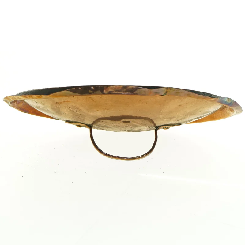 Antikt kobberlåg (str. 24 cm)