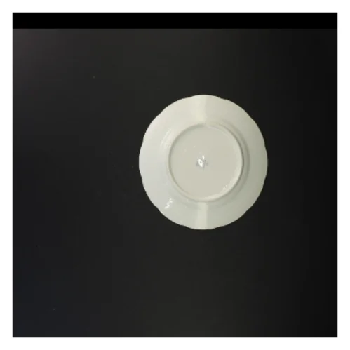 Blomstret porcelænstallerken