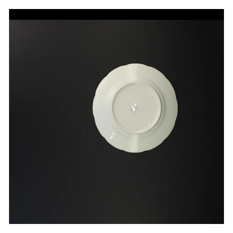 Blomstret porcelænstallerken