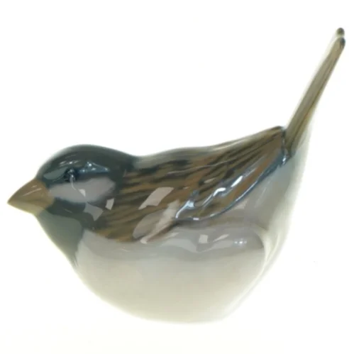 Porcelænsfugl fra Royal Copenhagen (str. 7,5 x 9 cm)