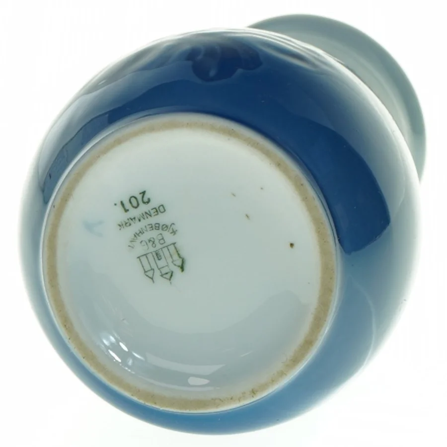 Porcelænsvase fra B&G (str. 13,5 x 7 cm)