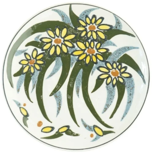 Dekorativ keramiktallerken (str. 23 cm)