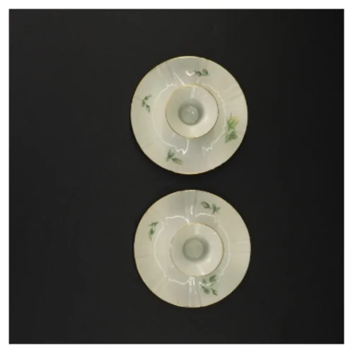 Porcelænseggkopper med underskål