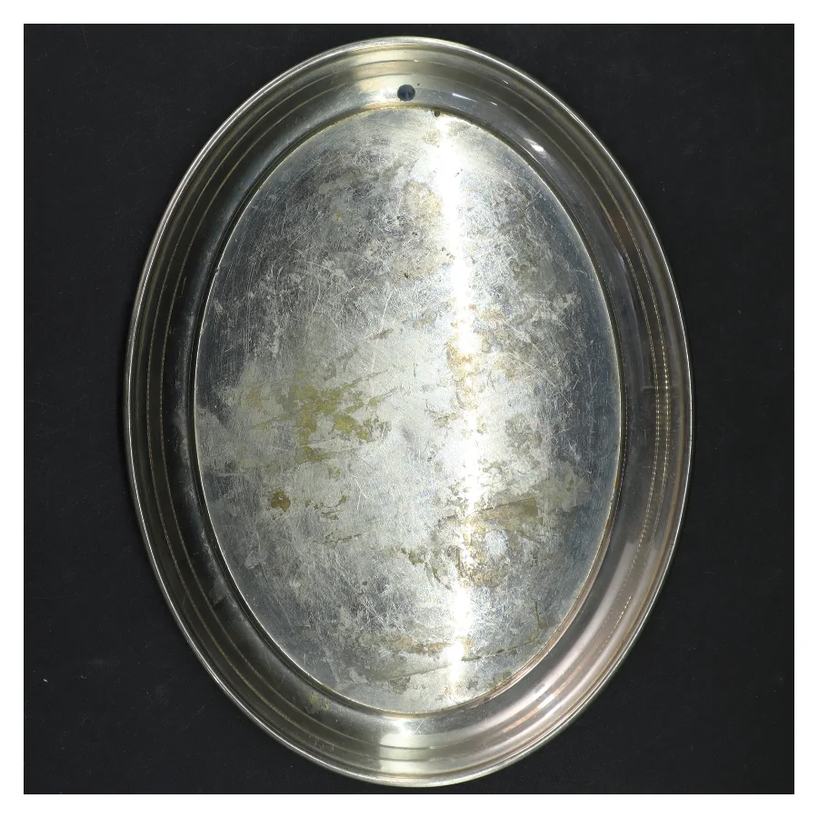 Oval metal fad (str. 25x19 cm)