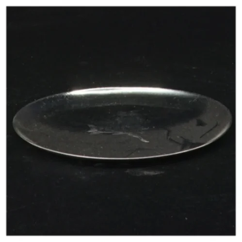 Stål glasbakke (str. Diameter 10 cm)