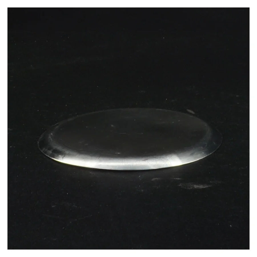 Stål glasbakke (str. Diameter 10 cm)