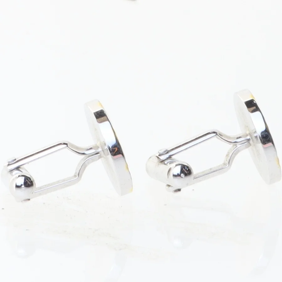 Manchetknapper med uremotiv (str. 1,5x1,7 cm)