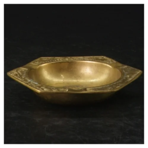 Messing askebæger (str. 10,5 x. 10,5 cm)