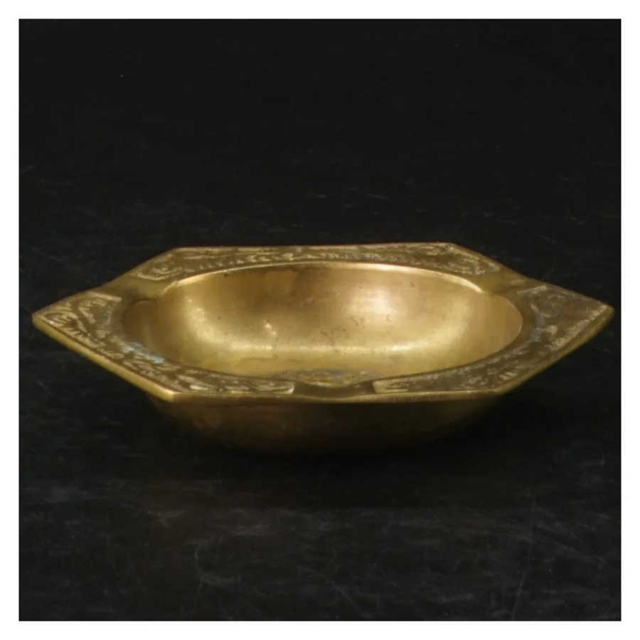 Messing askebæger (str. 10,5 x. 10,5 cm)