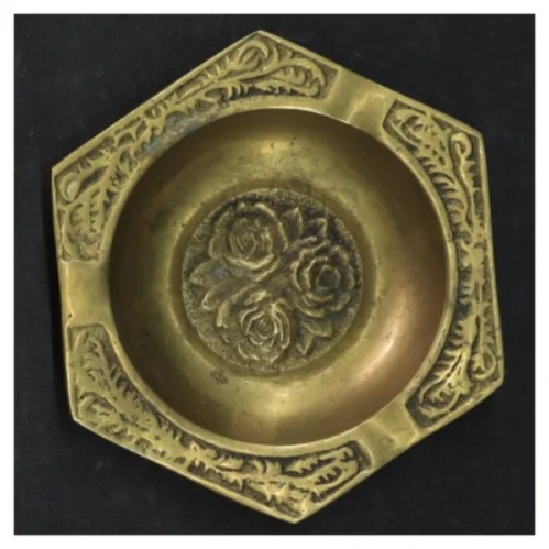 Messing askebæger (str. 10,5 x. 10,5 cm)