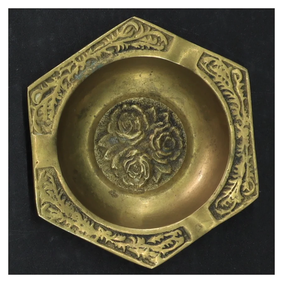 Messing askebæger (str. 10,5 x. 10,5 cm)