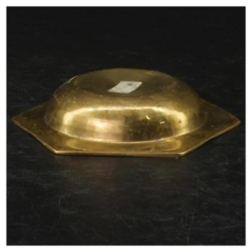 Messing askebæger (str. 10,5 x. 10,5 cm)