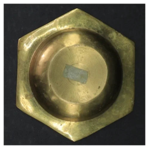 Messing askebæger (str. 10,5 x. 10,5 cm)