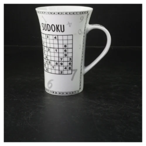 Sudoku kaffekrus (str. 15x10 cm)
