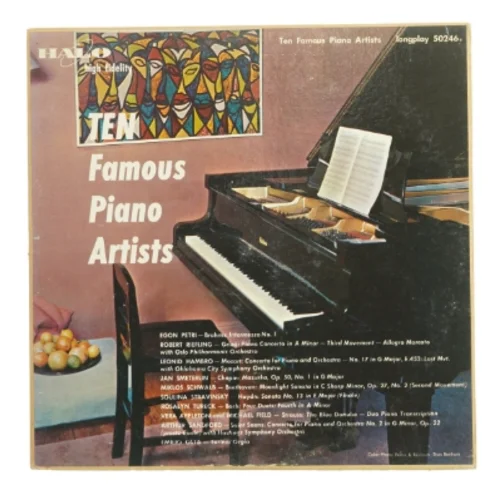 Ten Famous Piano Artists Vinyl LP