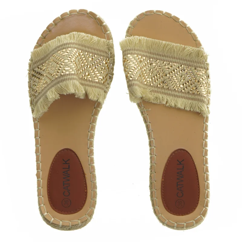 Espadrilles med frynser (str. 36)