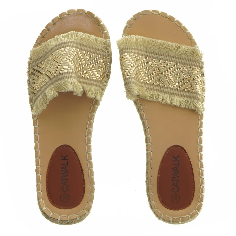 Espadrilles med frynser (str. 36)
