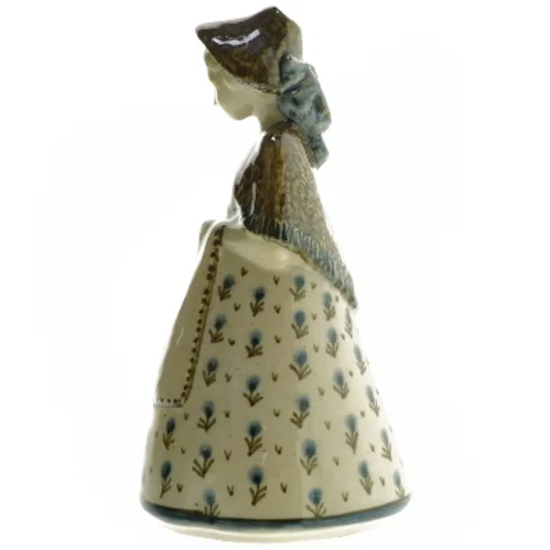 Bing og Grøndahl Figur af Gudrun Meedom Bæch Pige i national dragt no 7205/2 fra B&G (str. 24 cm)