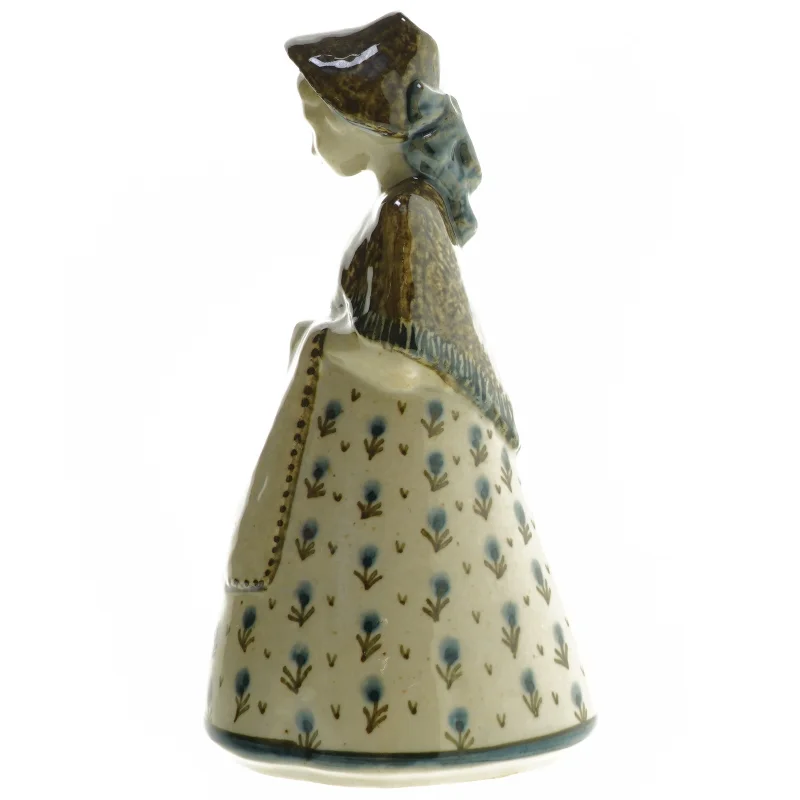 Bing og Grøndahl Figur af Gudrun Meedom Bæch Pige i national dragt no 7205/2 fra B&G (str. 24 cm)