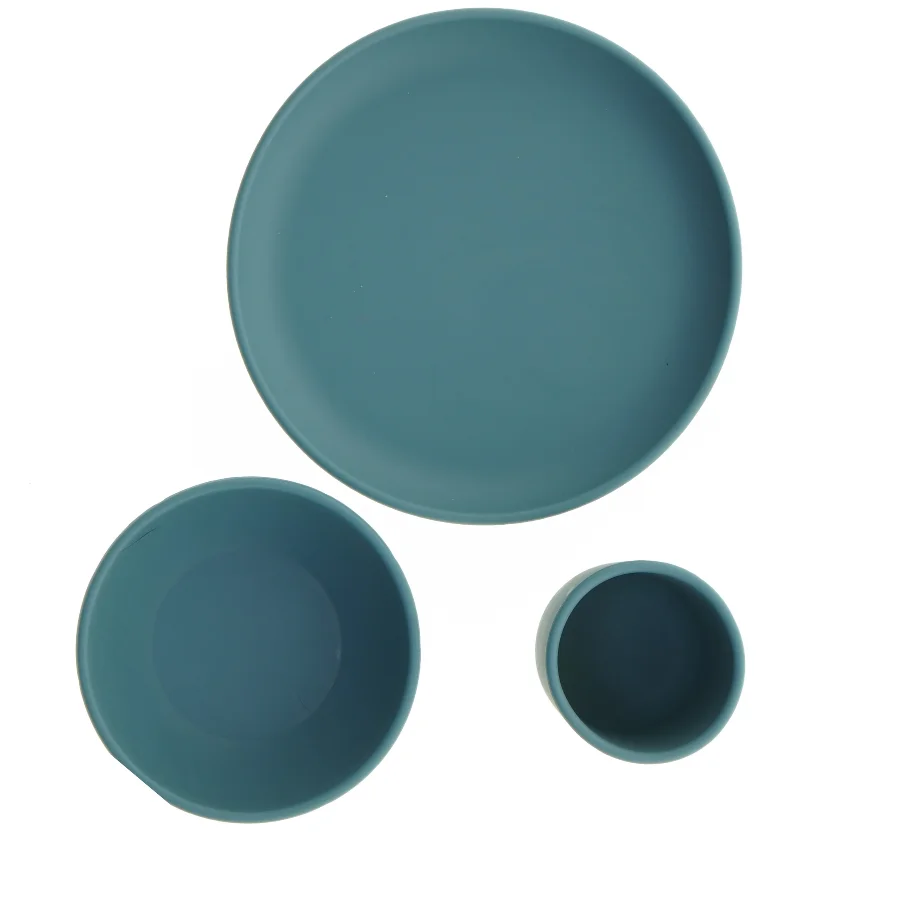 Silikone sæt i blå fra Søstrene Grene