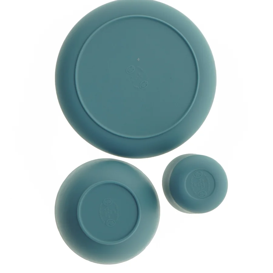 Silikone sæt i blå fra Søstrene Grene