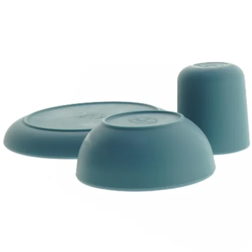 Silikone sæt i blå fra Søstrene Grene