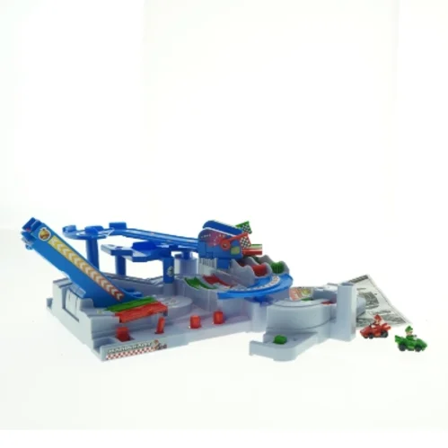 Mario Kart racerbane med figurer (str. 3 x 2 cm til 27 x 31 cm)