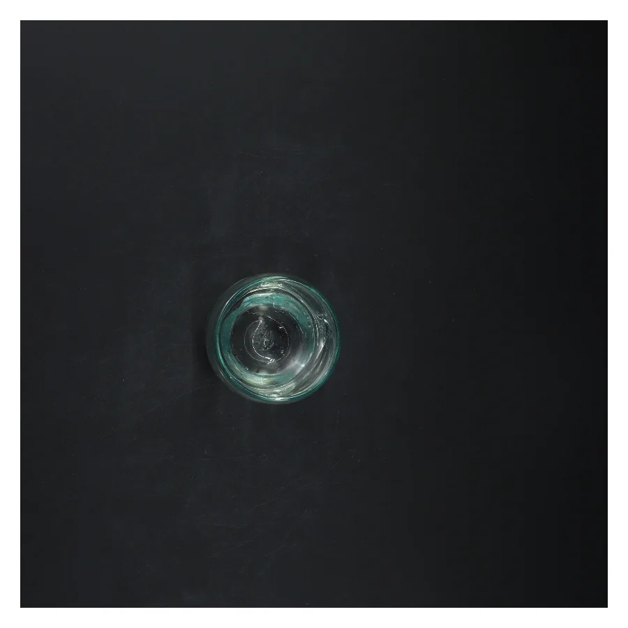 Vandglas (str. 10 cm) lille vase fra glaspuster