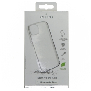 iPhone 14 Plus gennemsigtigt cover fra Puro (str. Iphone 14 plus)