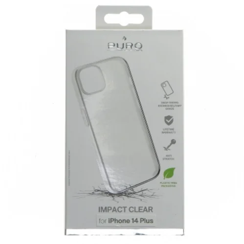 iPhone 14 Plus gennemsigtigt cover fra Puro (str. Iphone 14 plus)