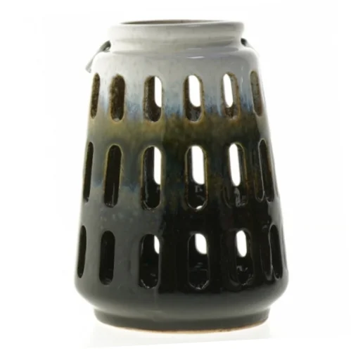 Keramisk lysestage (str. 13,5 cm)