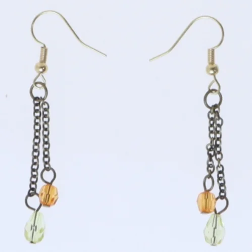 Unikke vedhængsøreringe (str. 5,5 cm)