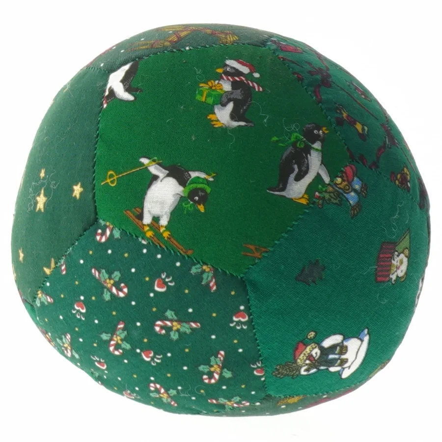 Juledekoreret bold (str. Ø 16,5 cm)