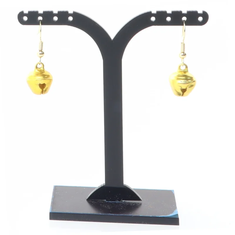 Guldtonede øreringe (str. 1 cm)