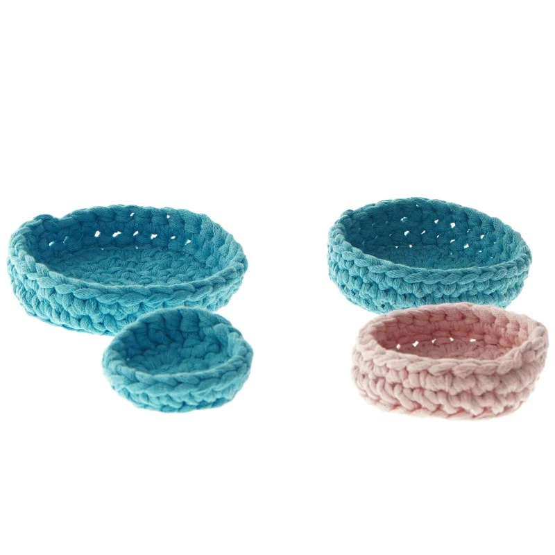 Hæklede kurve (str. Ø 7 & 9 & 10,5 & 11,5 cm)