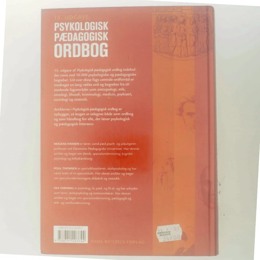 Psykologisk-pædagogisk ordbog (Bog)