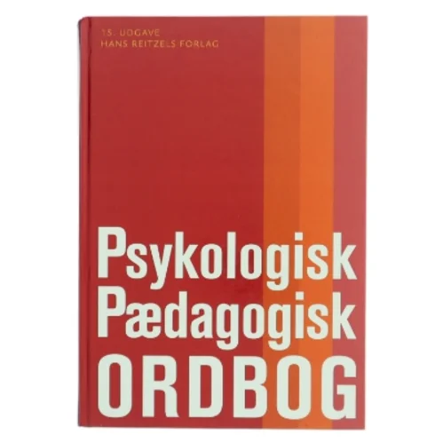 Psykologisk-pædagogisk ordbog (Bog)