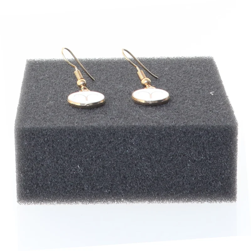 Øreringe med Vædderen stjernetegn (str. Ø 14 mm)